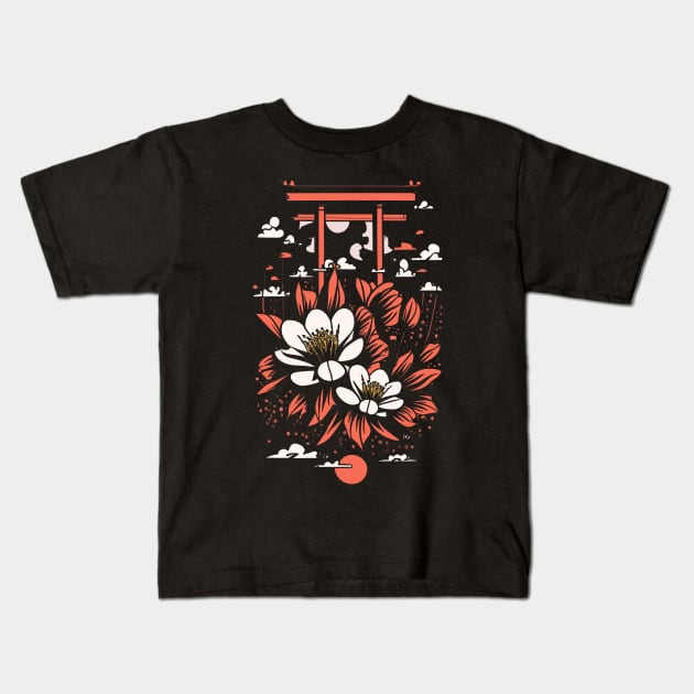 “the way of the gods” Kids T-Shirt by bmron
